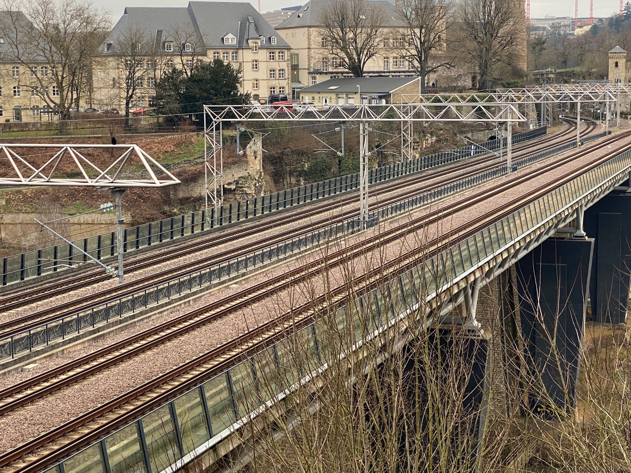 Dédoublement viaduc de Pulmühle - Ecran acoustique vitré 1