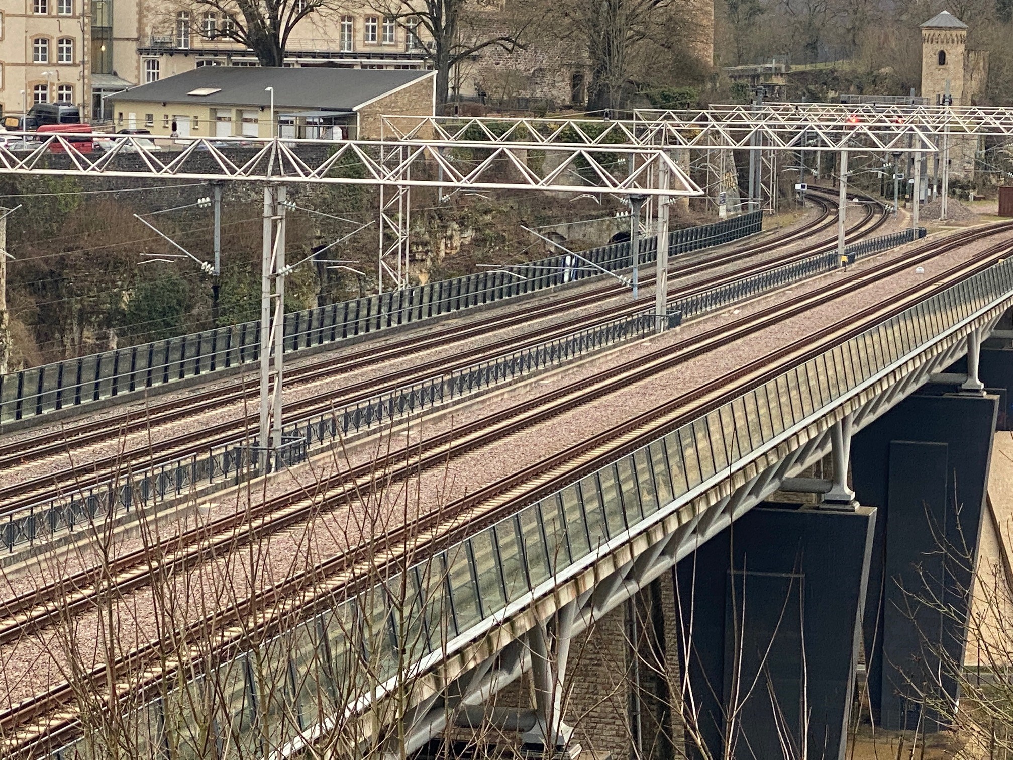 Dédoublement viaduc de Pulmühle - Ecran acoustique vitré 3