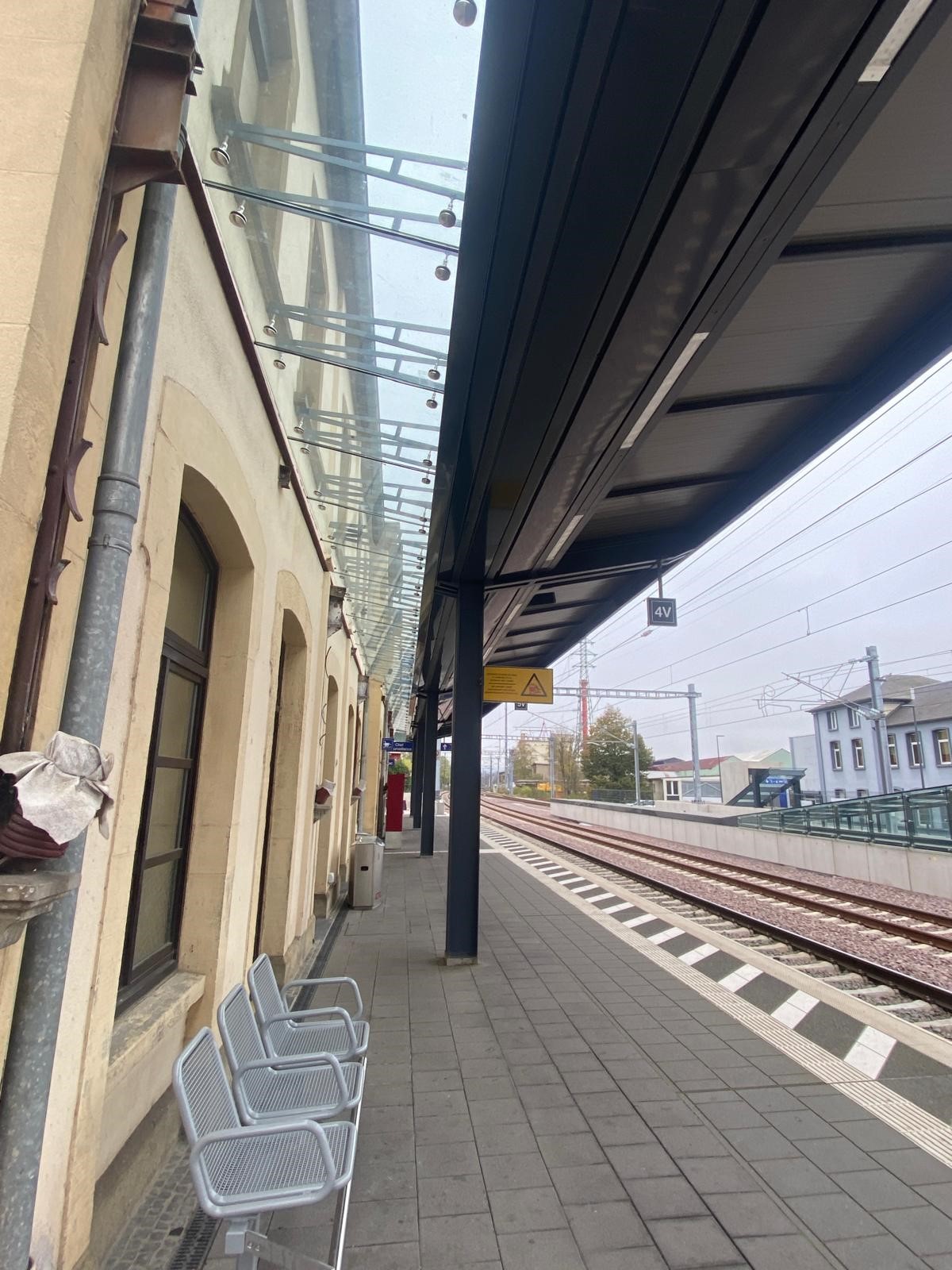 Gare de Rodange - Marquises sur quais 2
