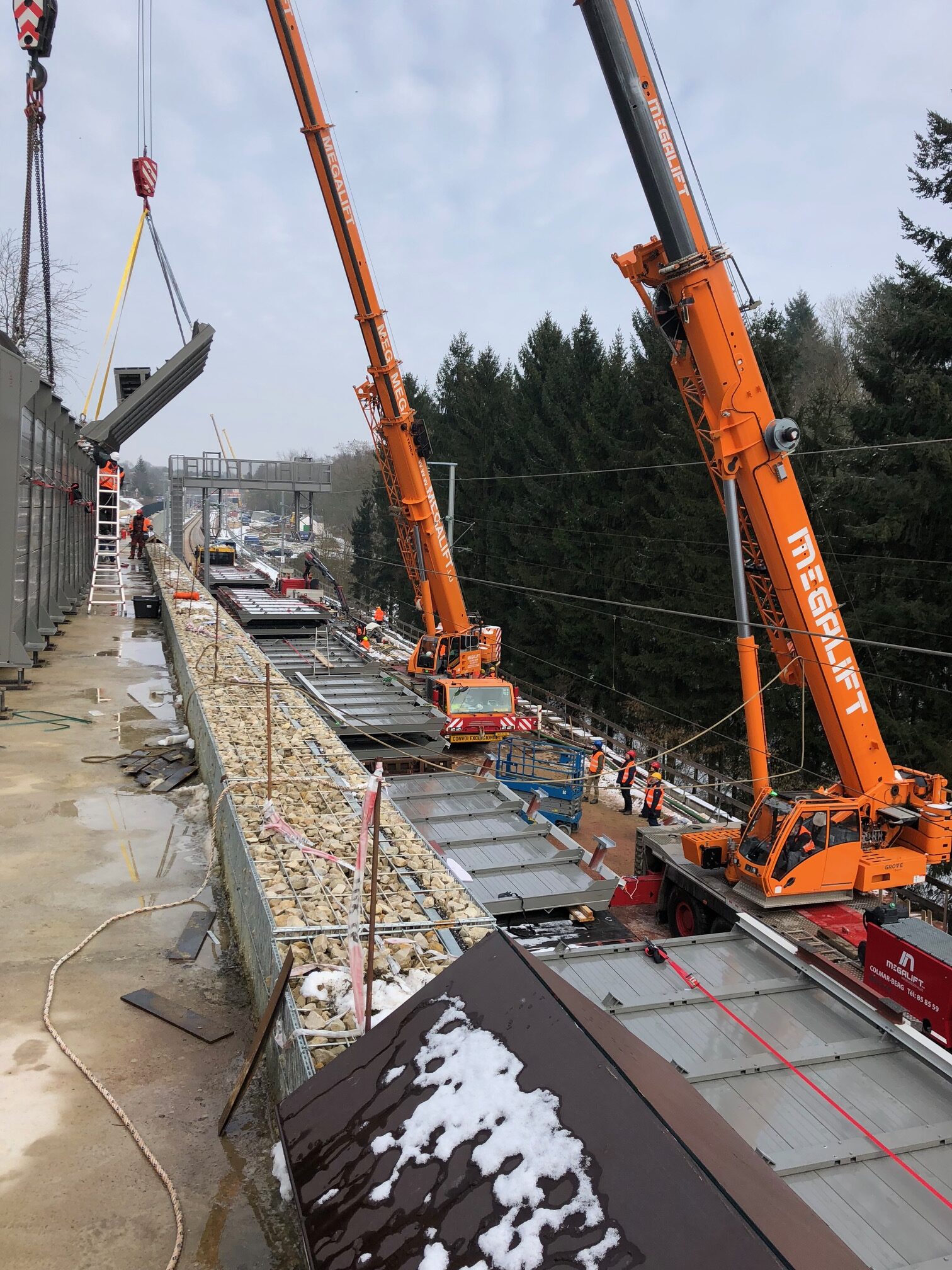 Ligne Luxembourg-Wasserbillig - Ecran acoustique à Cents 2