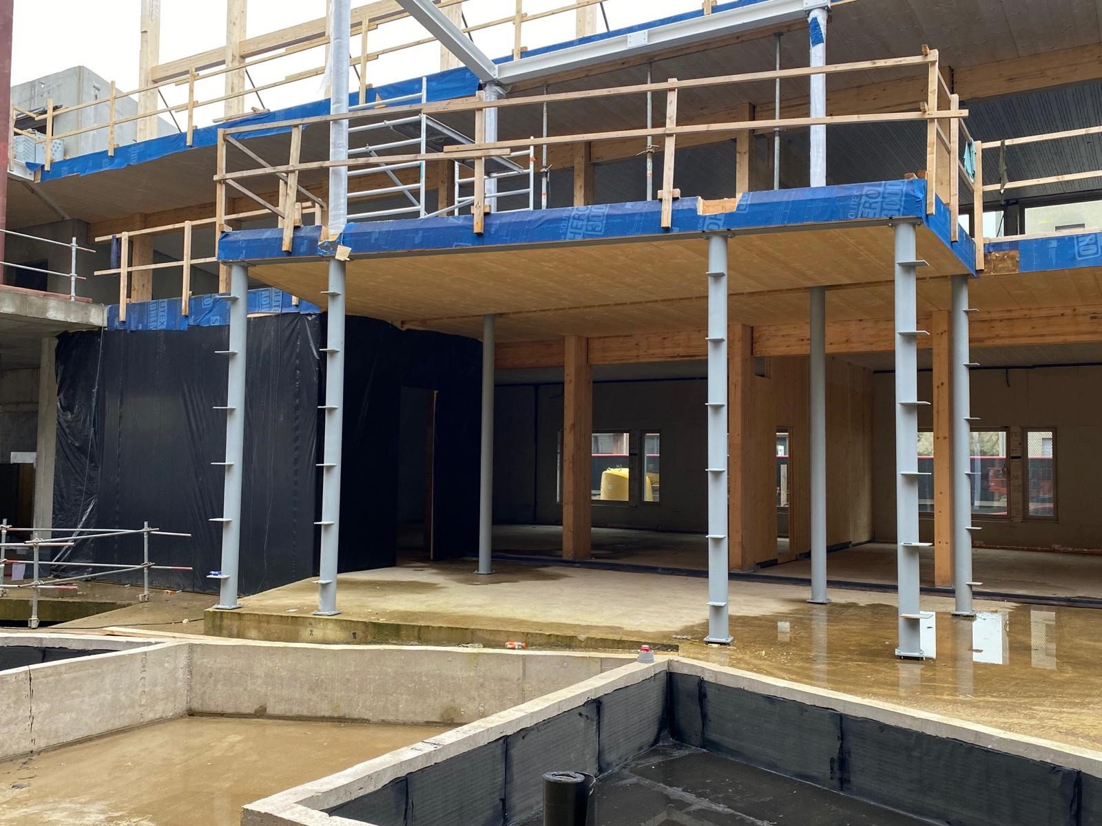 Ecole Wobrecken - Structure portante et escalier 1