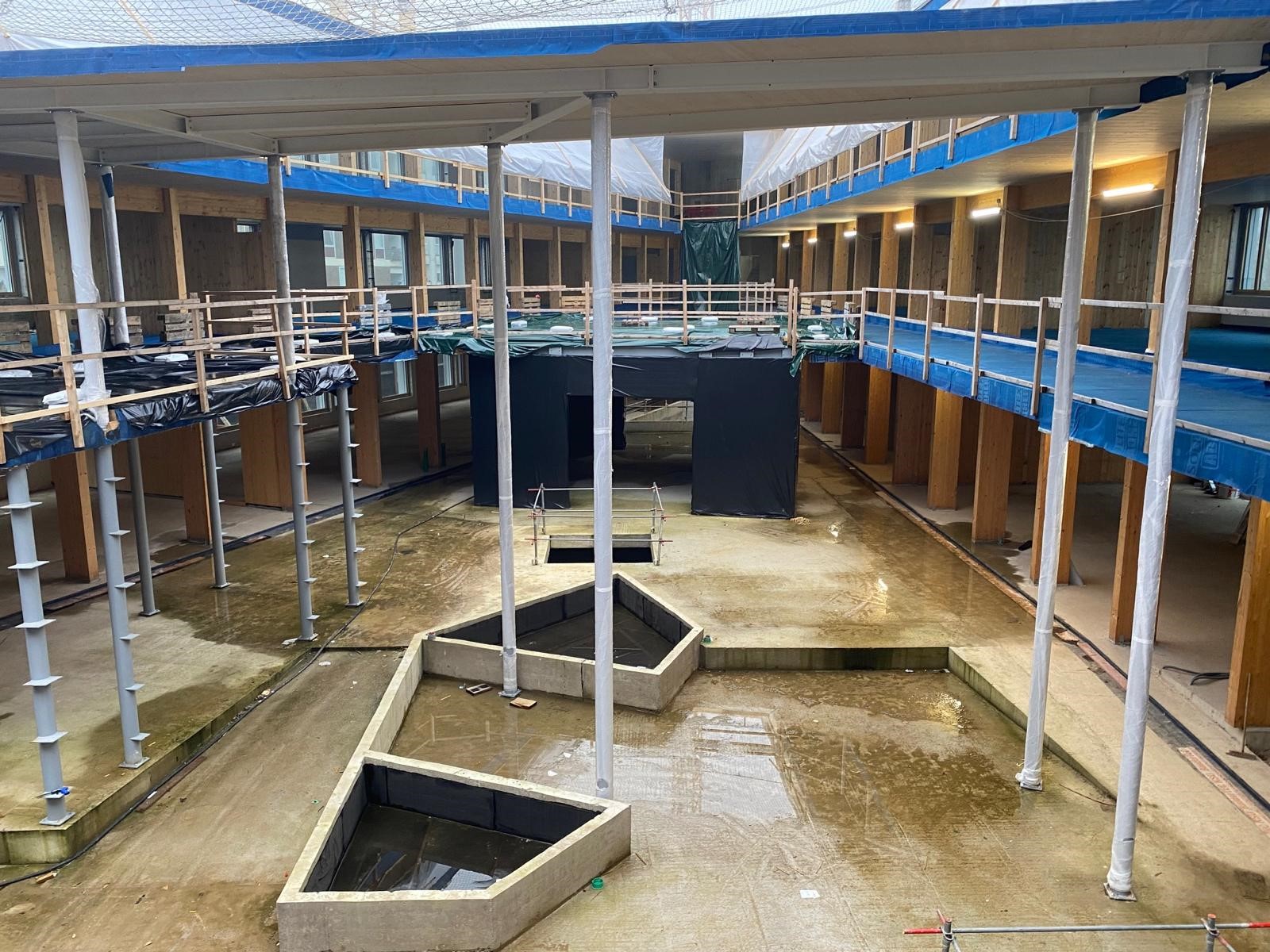 Ecole Wobrecken - Structure portante et escalier 2
