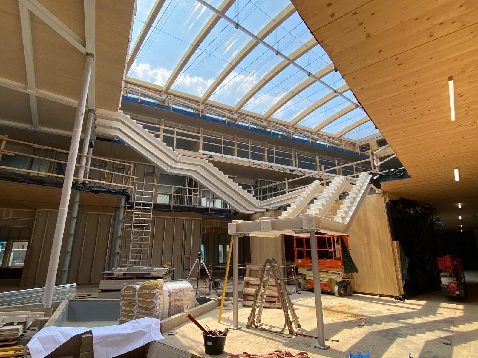 Ecole Wobrecken - Structure portante et escalier 4