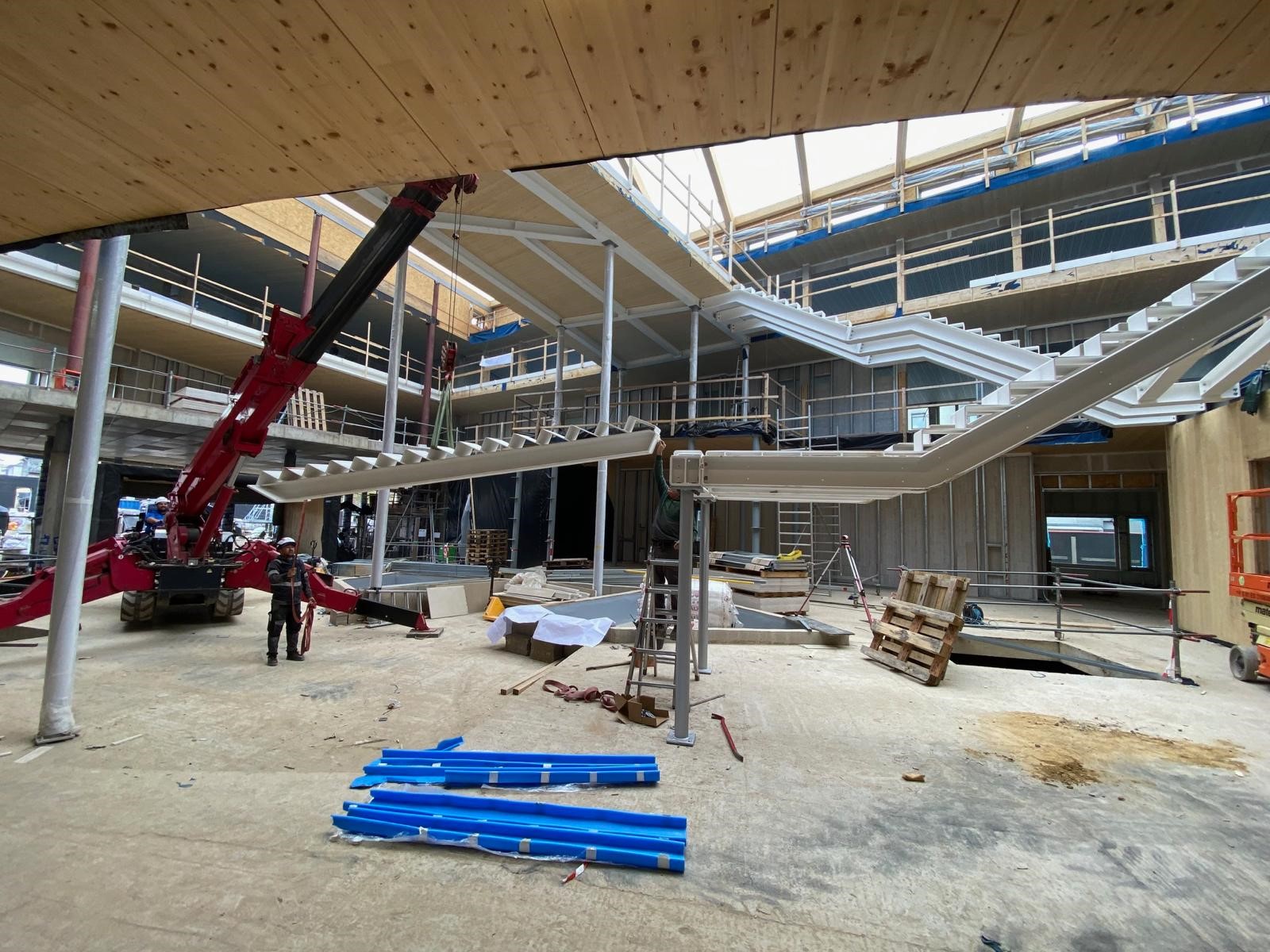 Ecole Wobrecken - Structure portante et escalier 5