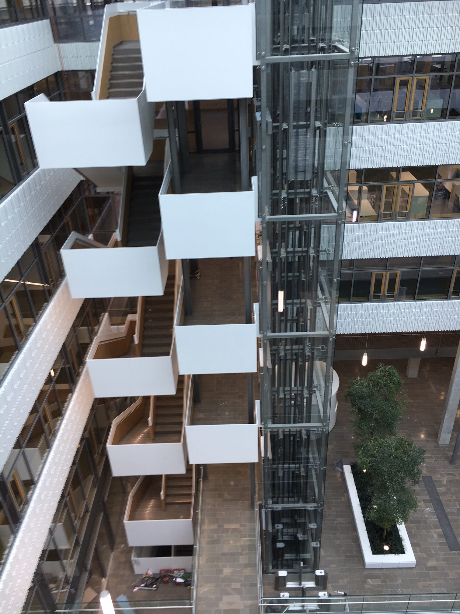 Immeuble Mercier à Luxembourg - Cage d'escaliers panoramique 4